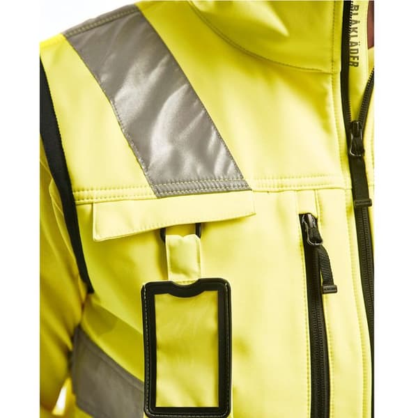 Högsynlig Softshell-väst Blaklader