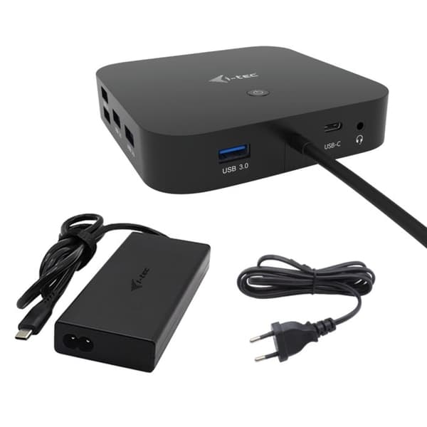 USB-hubb - I-TEC - C31TRI4KDPDPRO100 - Svart - 10 Gbit/s - Kompatibel med Windows