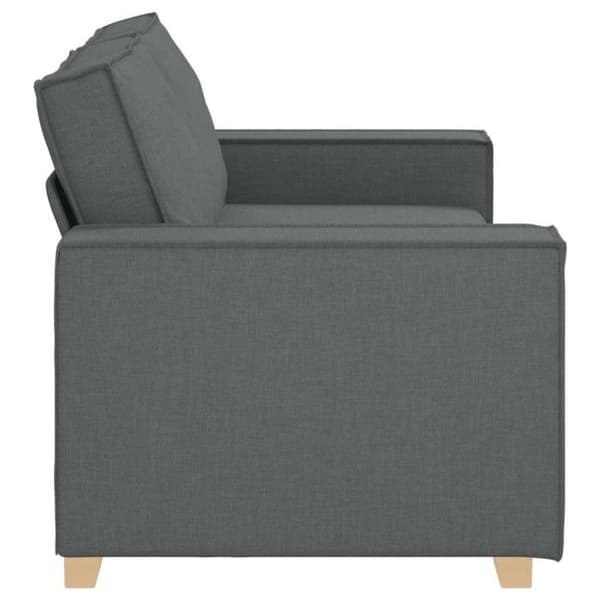 2-sitssoffa - Mörkgrå - 100% polyester - Nutida stil - Mjuk komfort