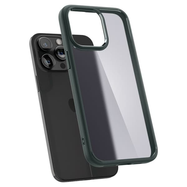Ultra Hybrid-skal för iPhone 15 Pro Max Mörkgrön