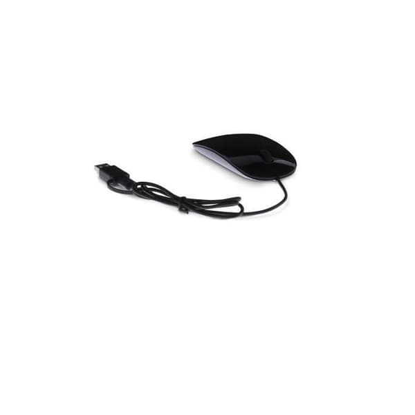 Mus - LMP - Enkel mus - USB-C - 2 knappar - Mörkgrå