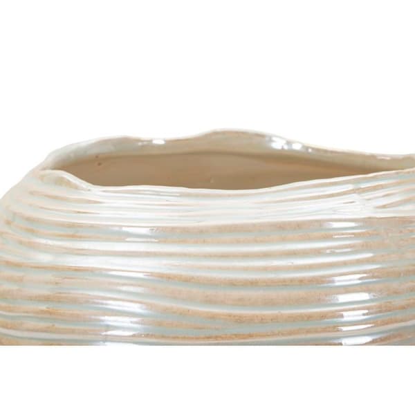 Vas Mauro Ferretti Perly Rund - Beige - 22x20 cm