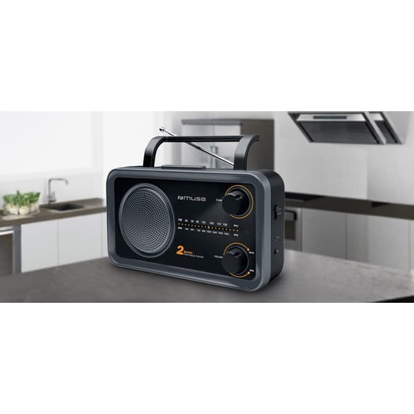 Bärbar radio - MUSE - M06DS - 2 band - Bluetooth - Batteri av typ C