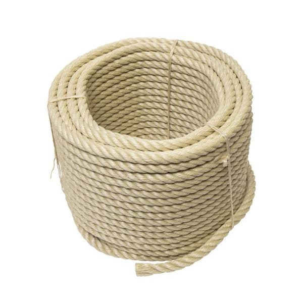 Beige polypropylenkabel 50m, Ø18mm