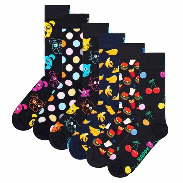 Happy Socks Strumpor Mix - ,Paket med 6,6-Pack