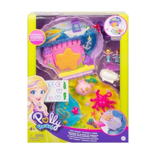 Polly Pocket - The Enchanted Shell Bag - Mini-Doll - 4 år och +