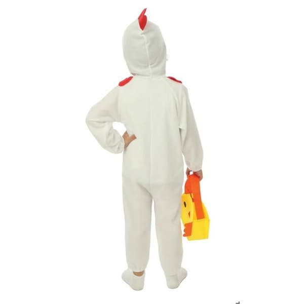 Kostym - LITEN CLOWN - Kyckling Barn - 5 år - Polyester - Lätt och bekväm