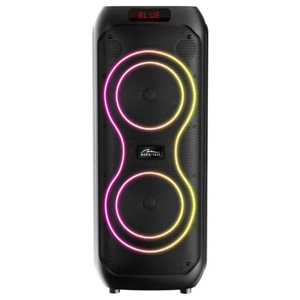 Stor Bluetooth-högtalare 1400 W för karaoke USB AUX BT
