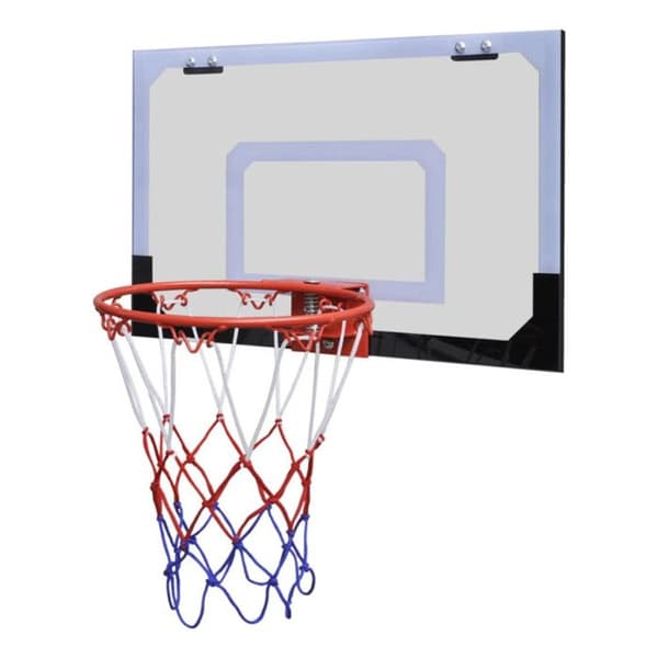 Mini basketbåge med boll och pump