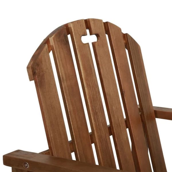 vidaXL Trädgårdsstolar Set med 2 Solid Acacia Wood 44033