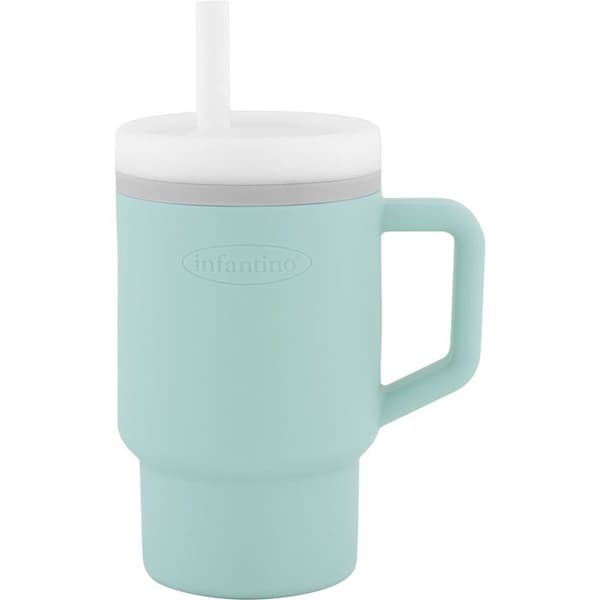 Min första silikonmugg - INFANTINO - 255 ml - Moody Blue