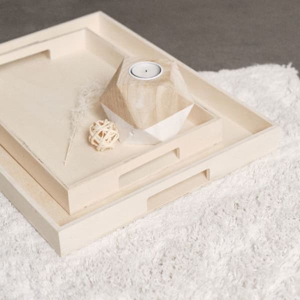 Set med 2 brickor SIMPLICITY - FACTORY - Beige TU