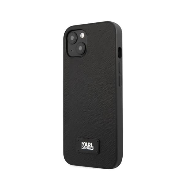 Karl Lagerfeld Saffiano Svart Skal för iPhone 13 mini