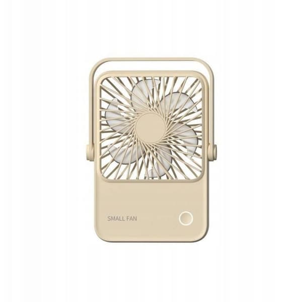 Skrivbordsvifta - ALOGY - HX-122 - Beige - Justerbart stativ - Nätadapter