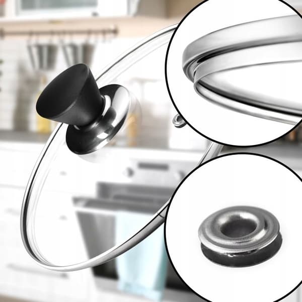 KADAX Lock 16 cm Glaslock för stekpanna