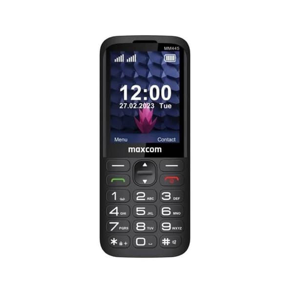 MaxCom Comfort MM445 4G Svart mobiltelefon