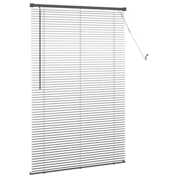 vidaXL Butik Vänster Grå Silver 150 x 100 cm PVC 42003686