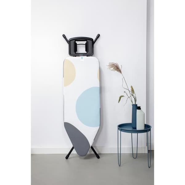 Brabantia Strykbräda C, 124x45 cm, robust ångjärn - Spring Bubbles