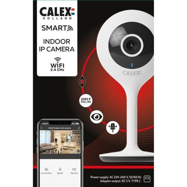 Inomhuskamera - CALEX - 1080 P - Full HD - Night vision