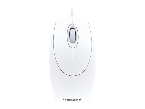 Optisk mus - CHERRY - ZF FRIEDRICHSHAFEN - USB - 1000 DPI - Vit/Grå