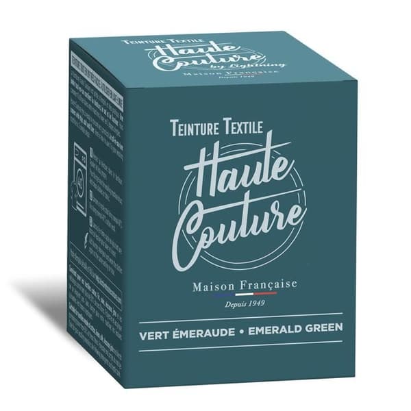 Smaragdgrön haute couture tygfärg 350g