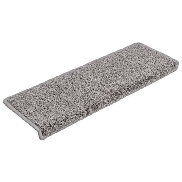 vidaXL Trapptäcke 15 delar 65 x 21 x 4 cm Grå Rektangulär kant 134575
