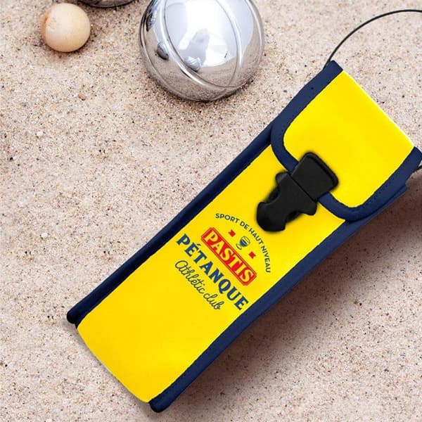 Gul förvaringsväska för pétanque-bollar