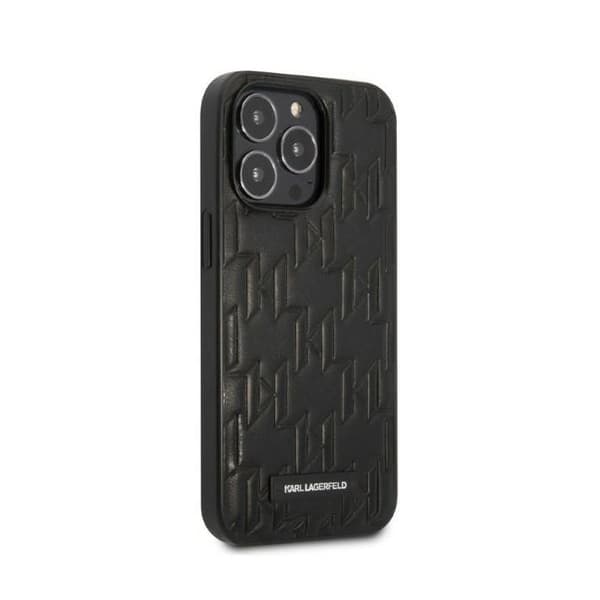 iPhone 13 Pro Max-fodral Karl Lagerfeld Monogram Svart