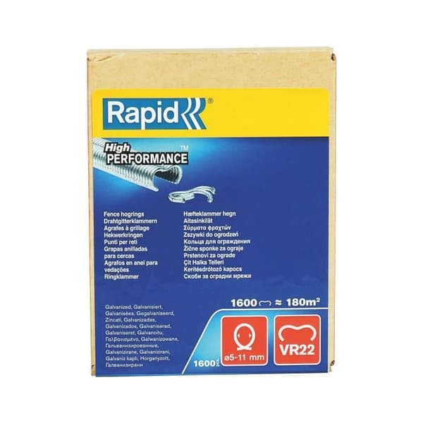 RAPID 1600 häftklamrar VR22 förzinkade
