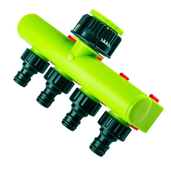 Distributör - VERTO - 4 Ventiler - Plast - Utomhusanvändning - Han.