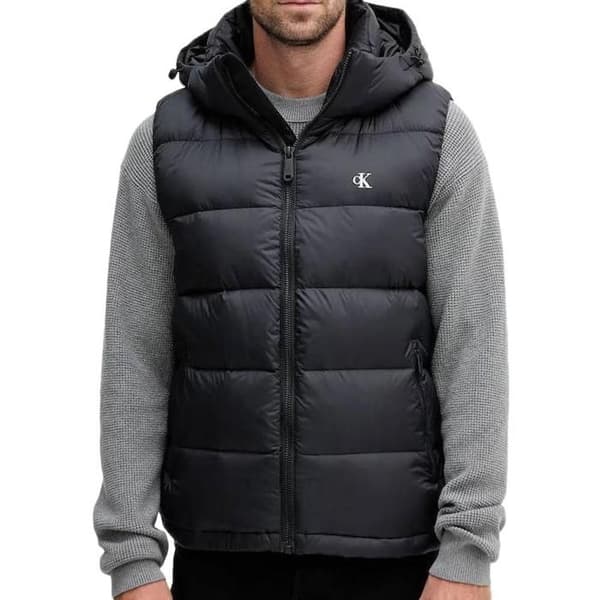 Svart utan ärmar jacka Herr Calvin Klein Jeans Off