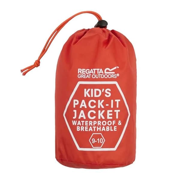Vattentät jacka barn Regatta Pack It III