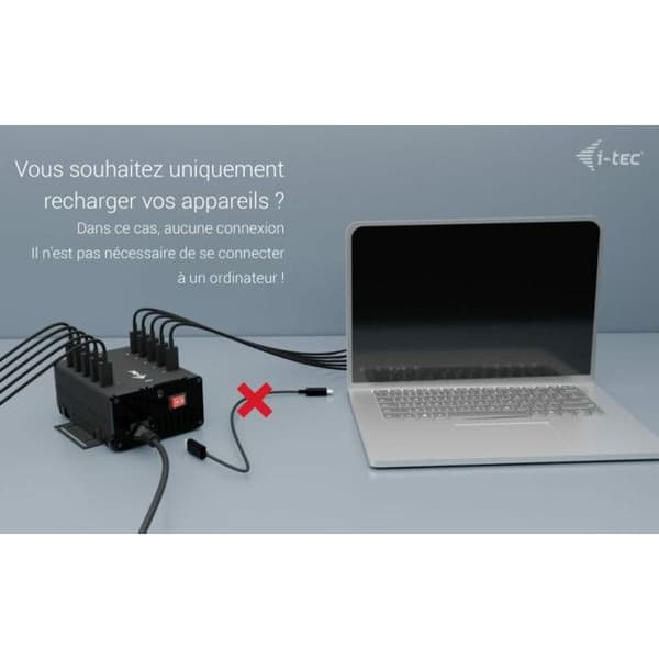 I-TEC USB-C/USB-A Metalluppladdning