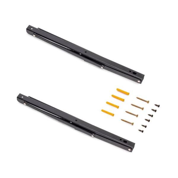 Emuca Fällstöd, längd 403mm, Stål, Målad i svart