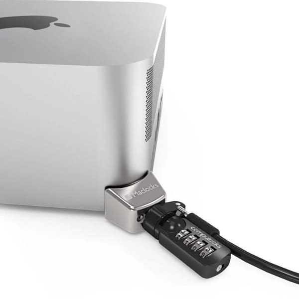 Stöldskyddskabel - Compulocks - Ledge - Kombinationslås - Svart - Silver