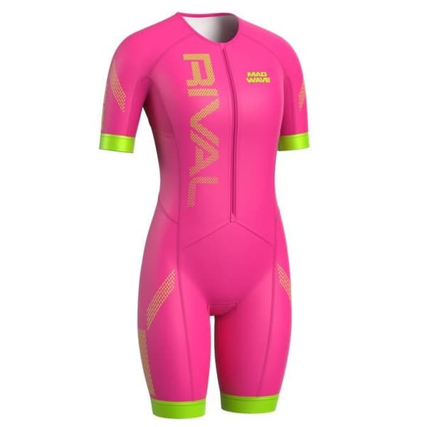 Mad Wave Rival LDSD STY triathlonkombination för kvinnor - rosa - M
