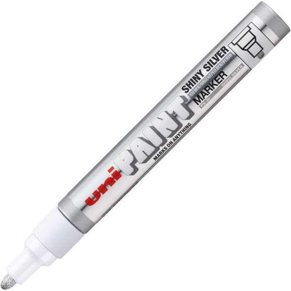 Marker PX20 konisk medel Silver glänsande
