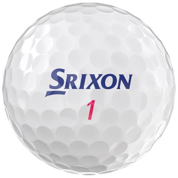 Låda med 12 golfbollar - SRIXON - Soft Feel Lady - Ökad drivavstånd - Oöverträffad mjukhet - Vit