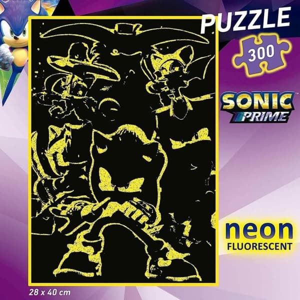 Pussel 300 bitar Neon: Sonic
