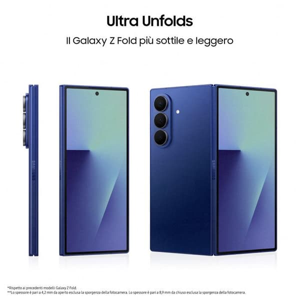 Samsung Galaxy Z Fold7 5G Fällbar smartphone 256GB 12GB Silver Shadow