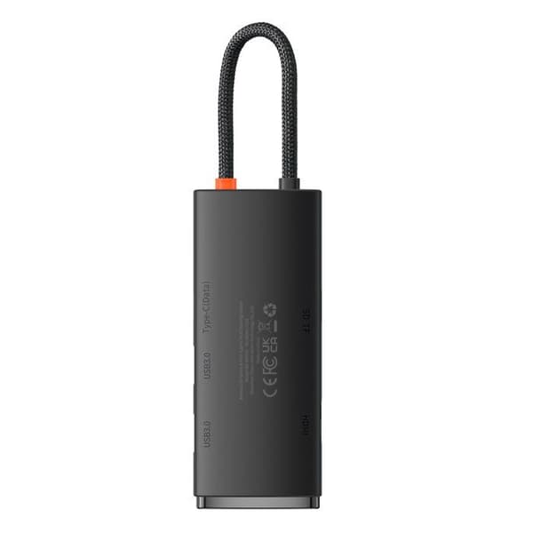 HUB USB Typ C - BASEUS - Lite Serien - 5 portar - Multifunktionell - HDMI 1.4