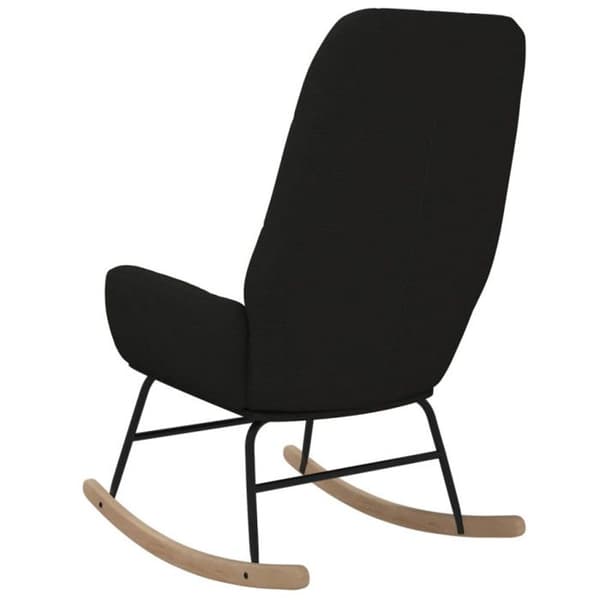 vidaXL Gungstol Svart Tyg 341259