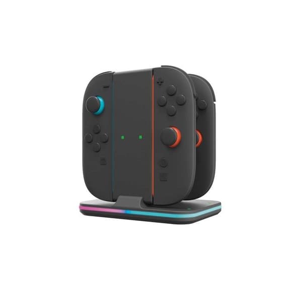 Laddstation - NACON - Joy-Con - 2 platser - USB Type-C - Svart