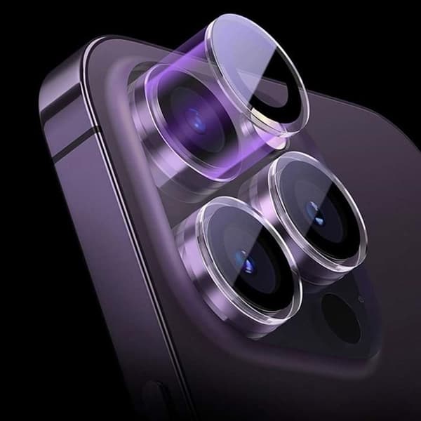 Objektivskydd - Baseus - iPhone 13 Pro/Pro Max - Härdat glas - Transparent - Pack med 1