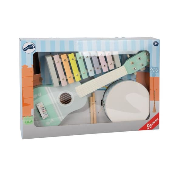 Small Foot junior musikset trä/stål/textil 5 st
