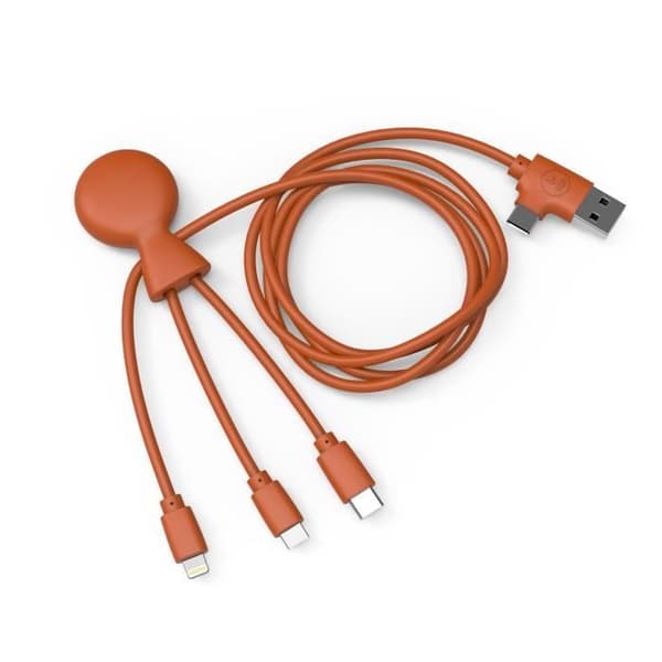 Laddningskabel - Xoopar - Mr Bio Long - orange - 1014x32x12 mm