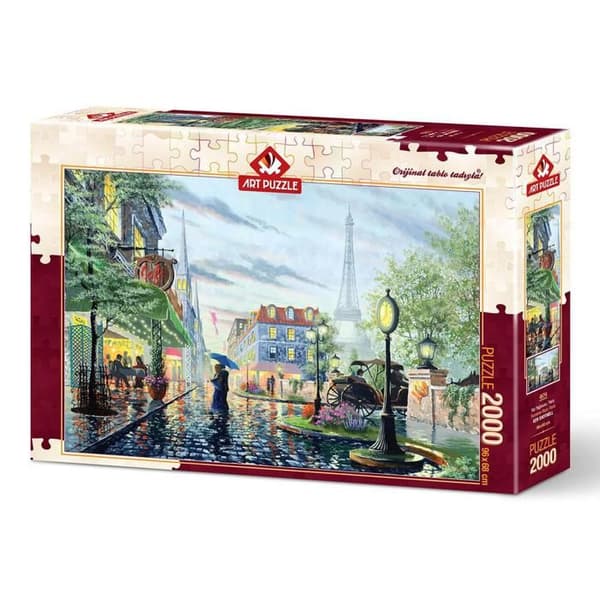 Pussel 2000 bitar: Sommarregn, Paris