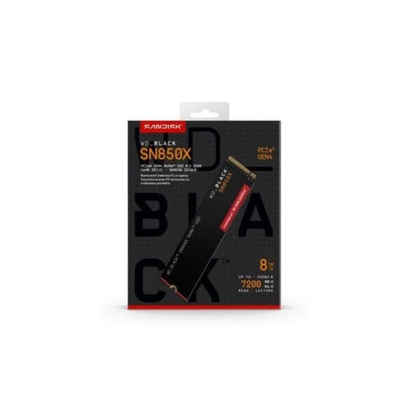 Intern SSD - GENERIC - WDBLACK SN850X - 8 To - Hög Prestanda - Gaming SSD