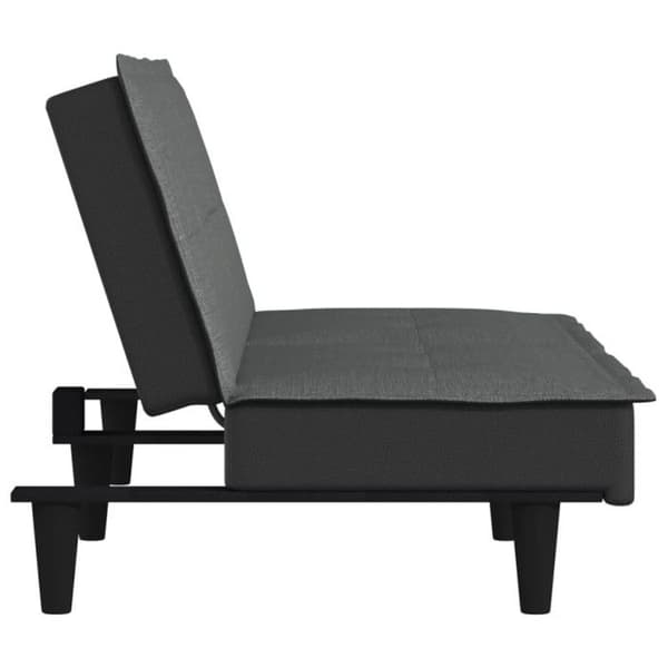 vidaXL Mörkgrå sängsoffa tyg 351914