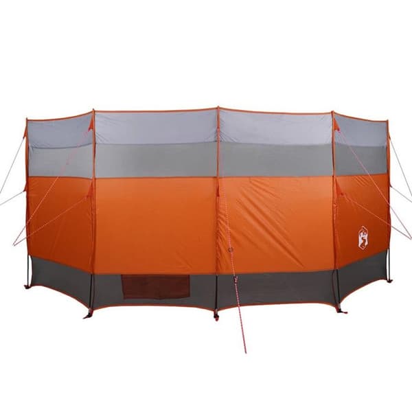 Vindskydd för camping orange 366x152x152 cm vattentålig